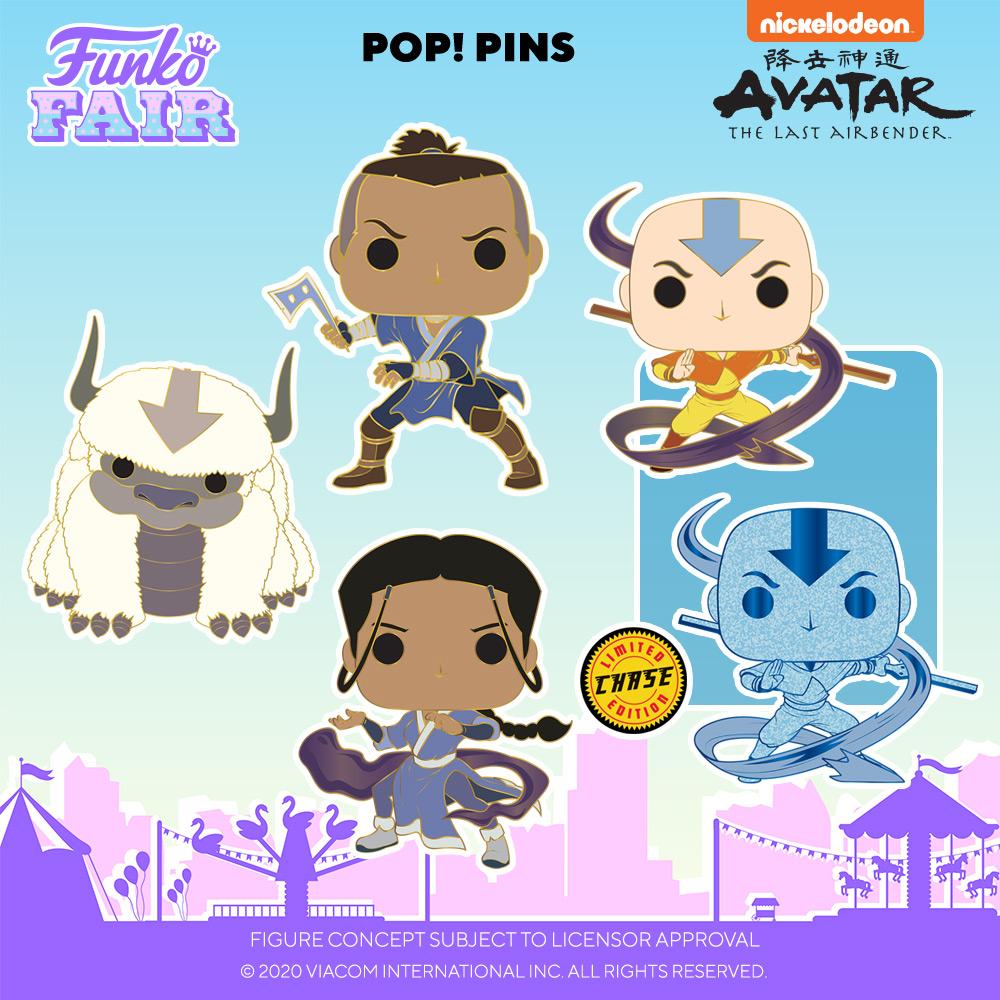 Nerd News: Avatar the Last Air Bender Pins Announced During Funko Fair