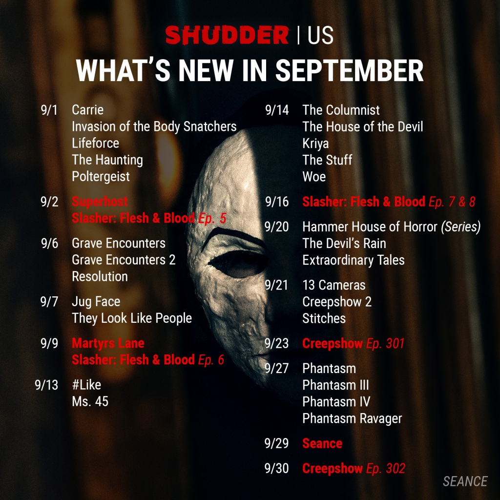 Nerd News: Whats New for Shudder USA in September 2021
