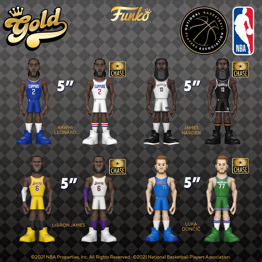 Toy News: Funko Announce More Gold Series Figures for NBA