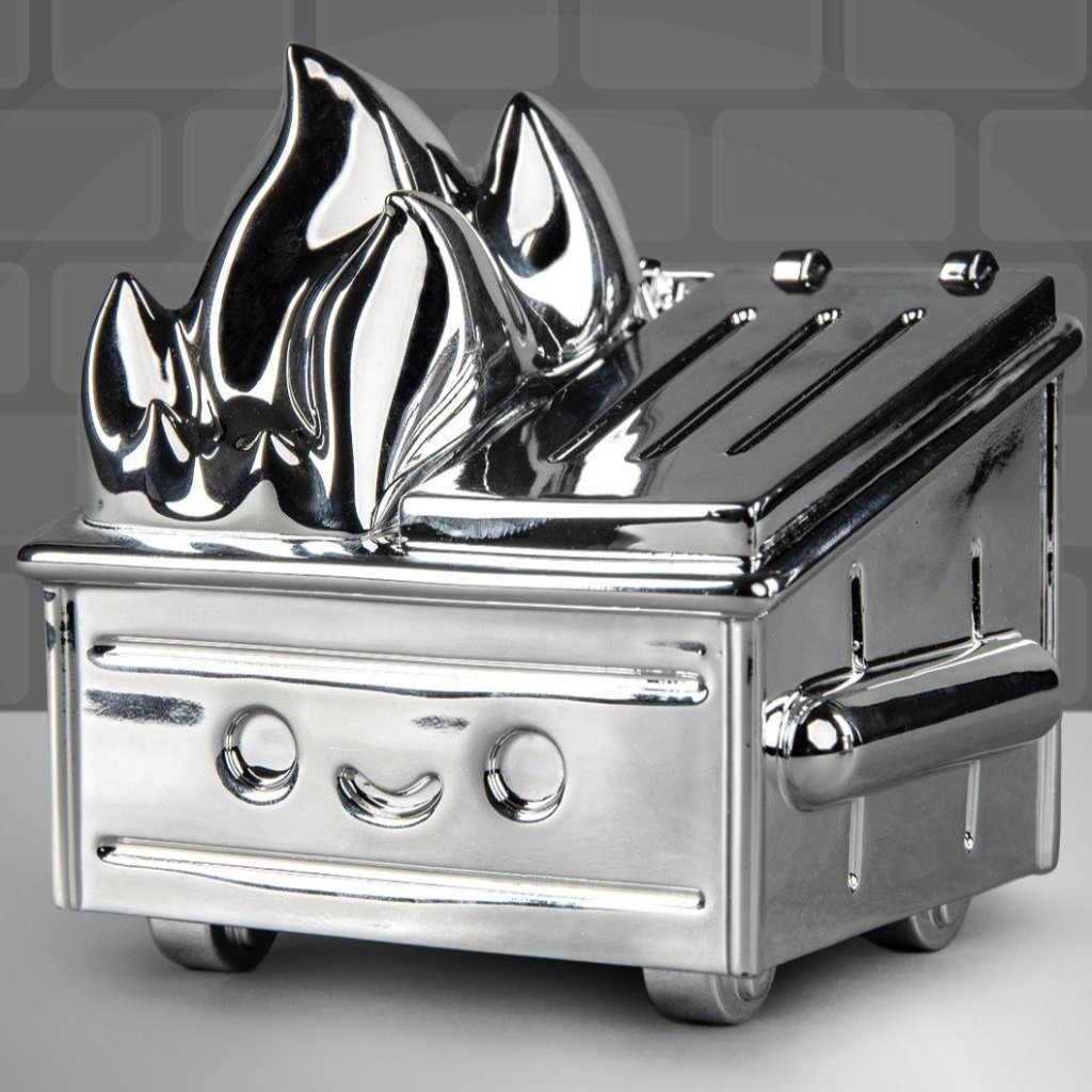 Toy News: Only a few Hours left to order your Kid Robot Chrome Dumpster Fire