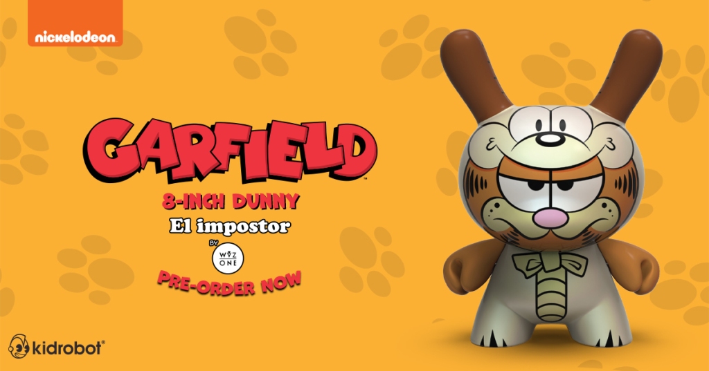 Toy News: KidRobot Garfield “El Impostor” 8 Inch Dunny