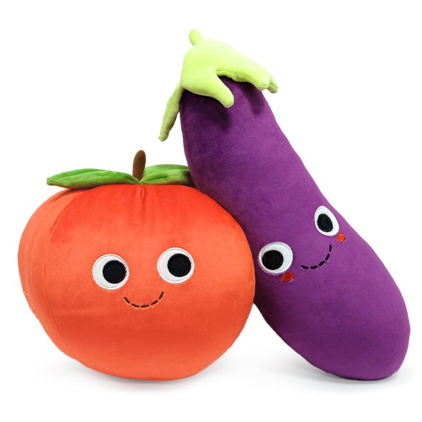 Toy News: KidRobot Yummy World; Earnest Eggplant & Georgia Peach 2 Pack Available Now