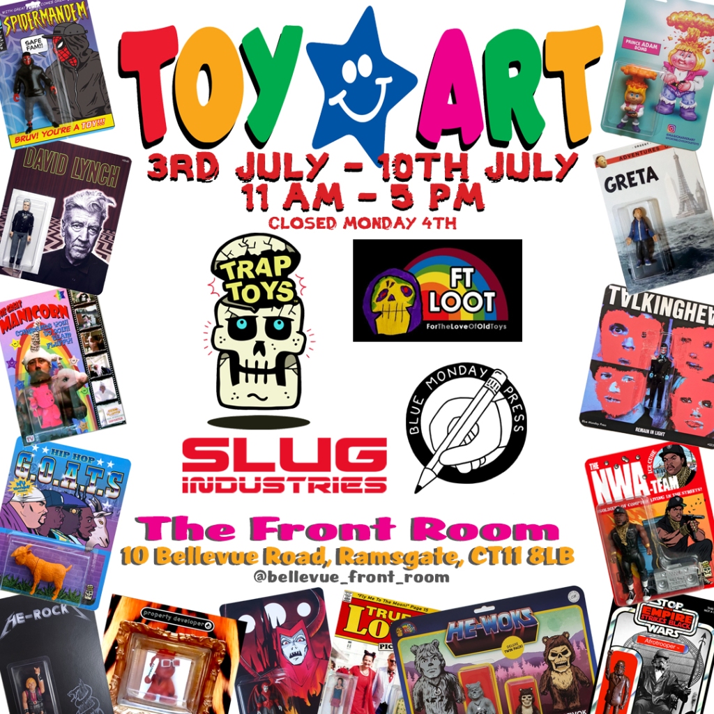 Event News: Toy Art Show Coming to Ramsgate in July with Trap Toys, Based Gore, For the Love of Old Toys and Slug Industries