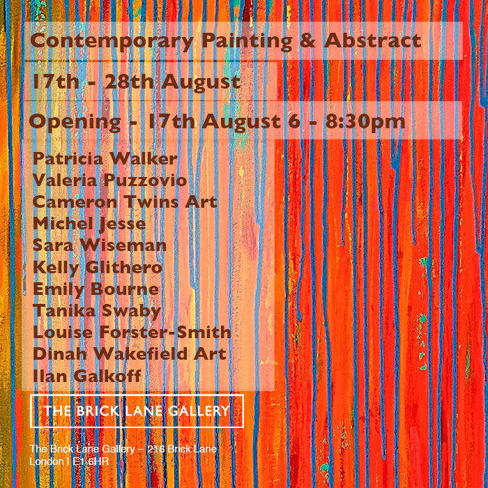 Event News: The Cameron Twins to Join Contemporary Painting & Abstract Exhibition at the Brick Lane Gallery, London