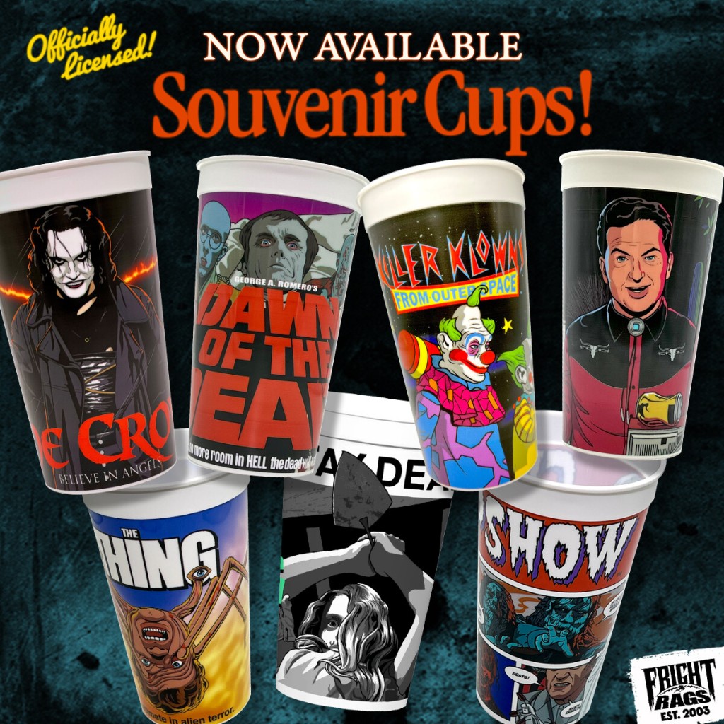 Collectables News: Fright Rags Horror Souvenir Cups