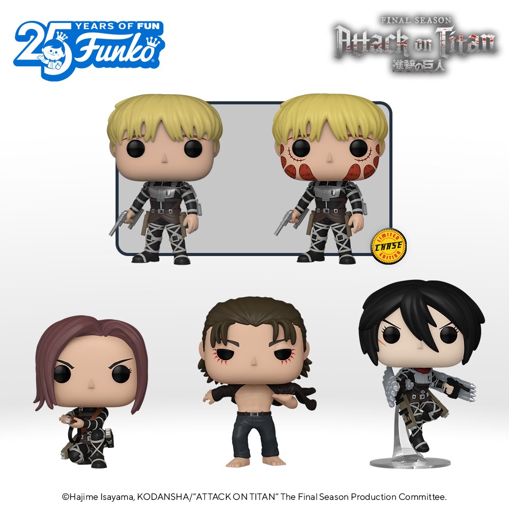 Toy News: Series 5 of Funko Attack on Titan Pops Coming Soon